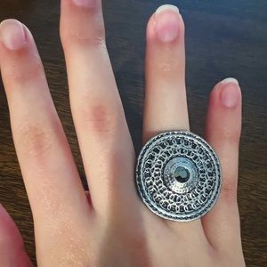 Silver Circle Ring